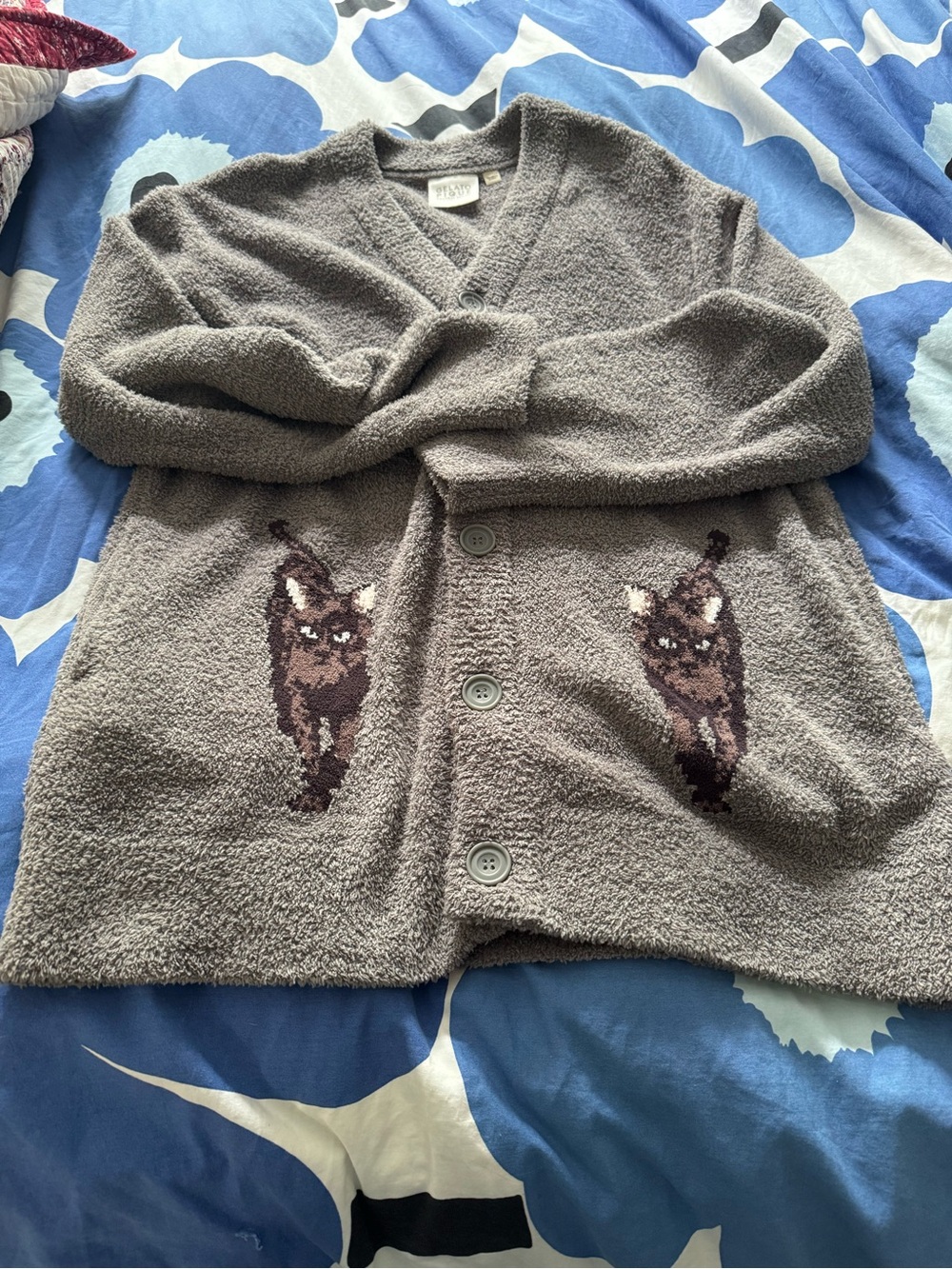 Gelato Pique cat button down sweater